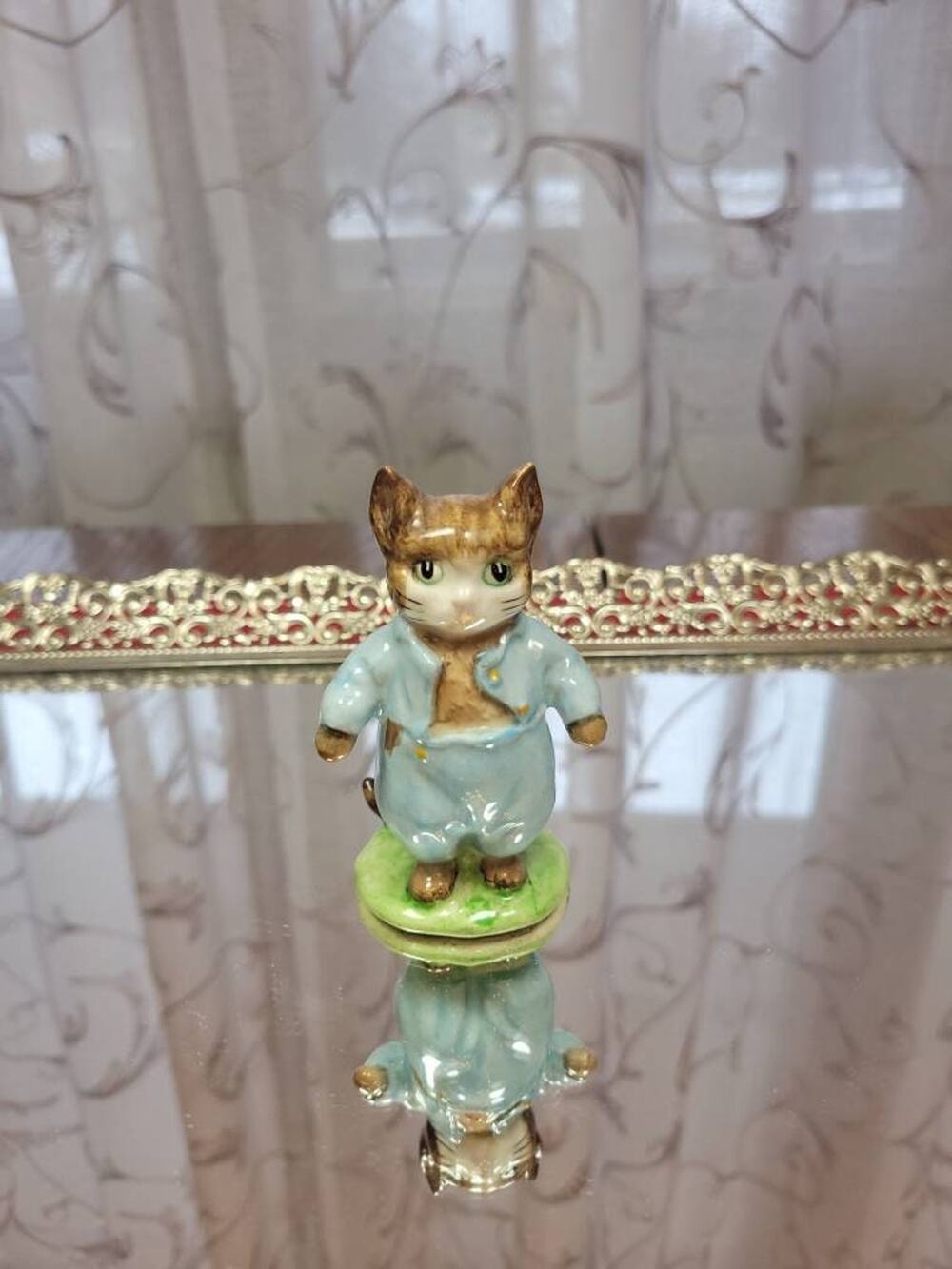 Vintage Beswick Beatrix Potter Tom Kitten Figurine Porcelain Cat England